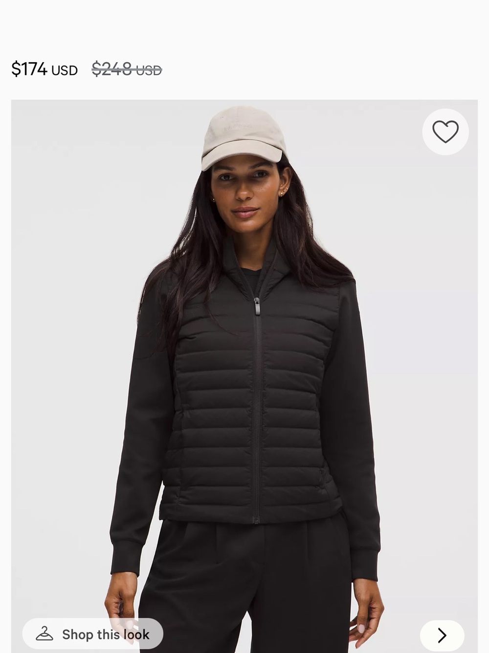 LULU down and around jacket